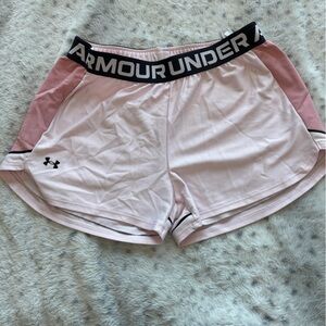 Under Armour Light Pink Sports Shorts